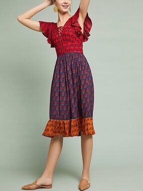 Anthropologie Ranna Gill Miranda Dress size Small